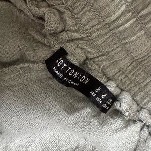 Cotton On Light Gray Textured Fabric